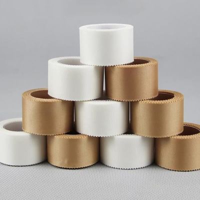 1.25cm×5y ιατρική ταινία ασβεστοκονιάματος, συγκολλητική χειρουργική ταινία ασβεστοκονιάματος μεταξιού