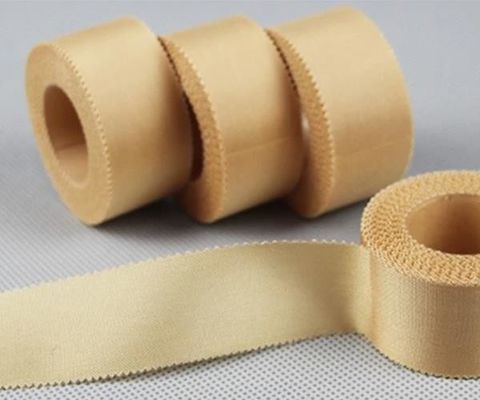 1.25cm×5y ιατρική ταινία ασβεστοκονιάματος, συγκολλητική χειρουργική ταινία ασβεστοκονιάματος μεταξιού