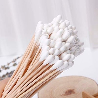 COem 100pcs ιατρικά τοποθετημένα αιχμή βαμβάκι Applicators 6 ιντσών