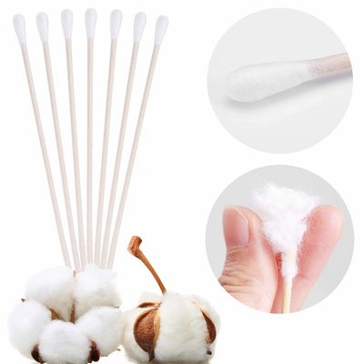 COem 100pcs ιατρικά τοποθετημένα αιχμή βαμβάκι Applicators 6 ιντσών