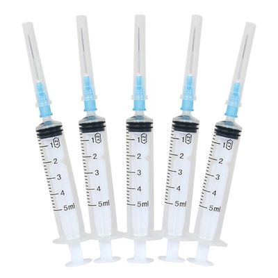 Μίας χρήσης σύριγγες και βελόνες 5ml για την ιατρική χρήση