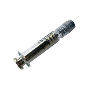 1ml μίας χρήσης ιατρική σύριγγα γυαλιού με τη ράβδο μετάλλων κλειδαριών Luer