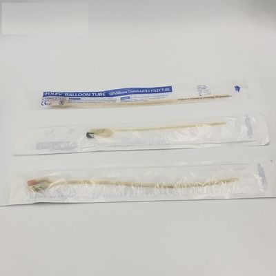 2 3 4 ιατρικοί σωλήνες αναρρόφησης τρόπων, διπλός καθετήρας Foley λατέξ σιλικόνης μονάδων λούμεν