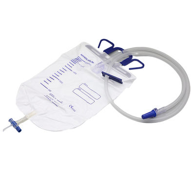 Μίας χρήσης τσάντες 4000ml αποξηράνσεων ούρων νύχτας βαλβίδων βιδών