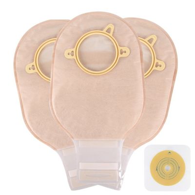 Μίας χρήσης τσάντες Ostomy Ileostomy περάτωση βρόχων γάντζων δύο κομματιού